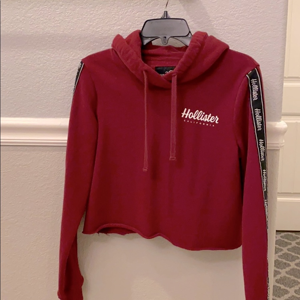Hollister cropped hoodie